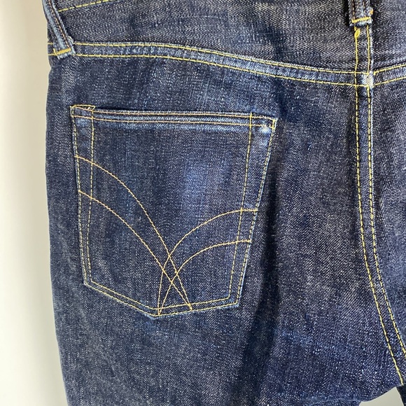 The Strike Gold Jeans Japanese Selvedge Denim Straight Leg Size 34 X 35 - Picture 6 of 15